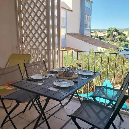 T2 Climatise, 4 Couchages, Les Balcons De La Mediterranee Daire *